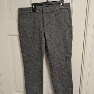 Banana Republic Gray Sloan Trousers Sz 6